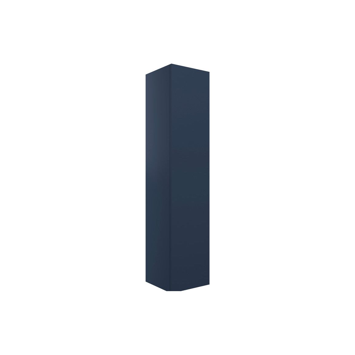 Henshall 350mm Wall Hung 1 Door Tall Unit - Matt Deep Blue