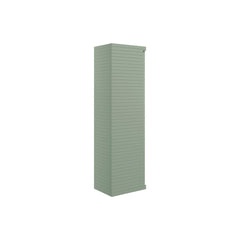 Basset 350mm Wall Hung 1 Door Tall Unit - Matt Willow Green