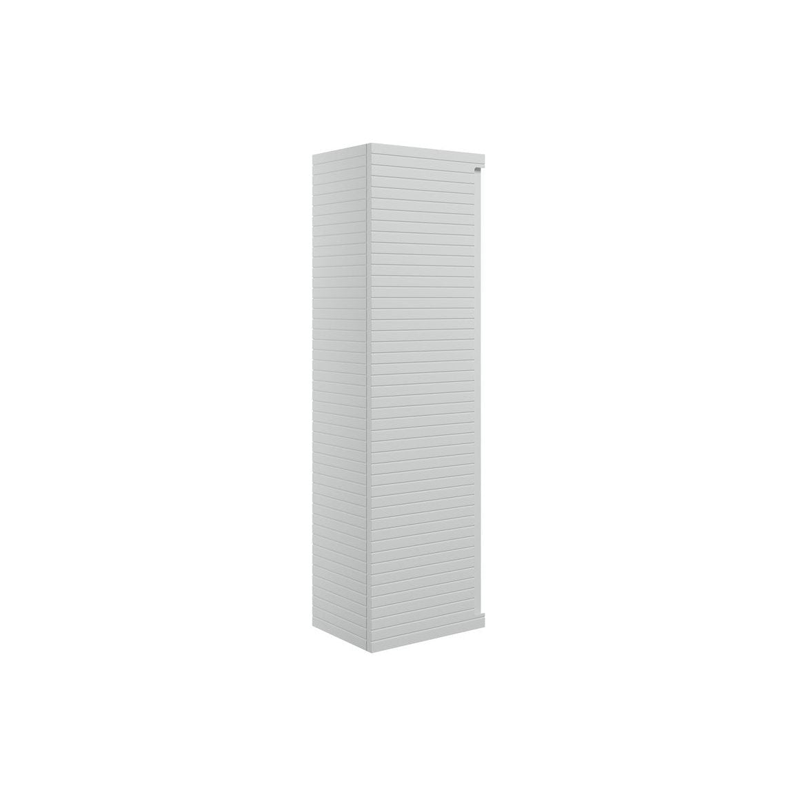 Basset 350mm Wall Hung 1 Door Tall Unit - Matt Mineral Grey