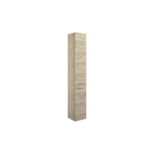 Lottie 350mm Floor Standing 2 Door Tall Unit - Oak