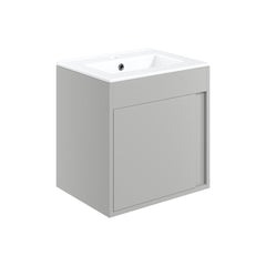 Danbury 510mm Wall Hung Unit Inc. Basin - Matt Light Grey