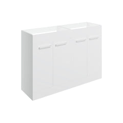 Lottie 1180mm Floor Standing 2 Door Basin Unit Run (No Top) - White Gloss