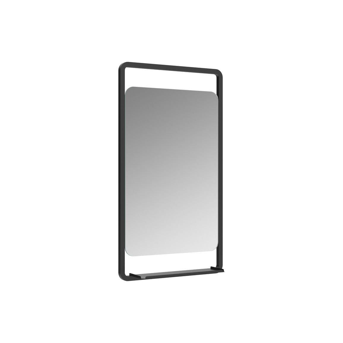 Nova 500mm Rectangle Mirror w/Shelf