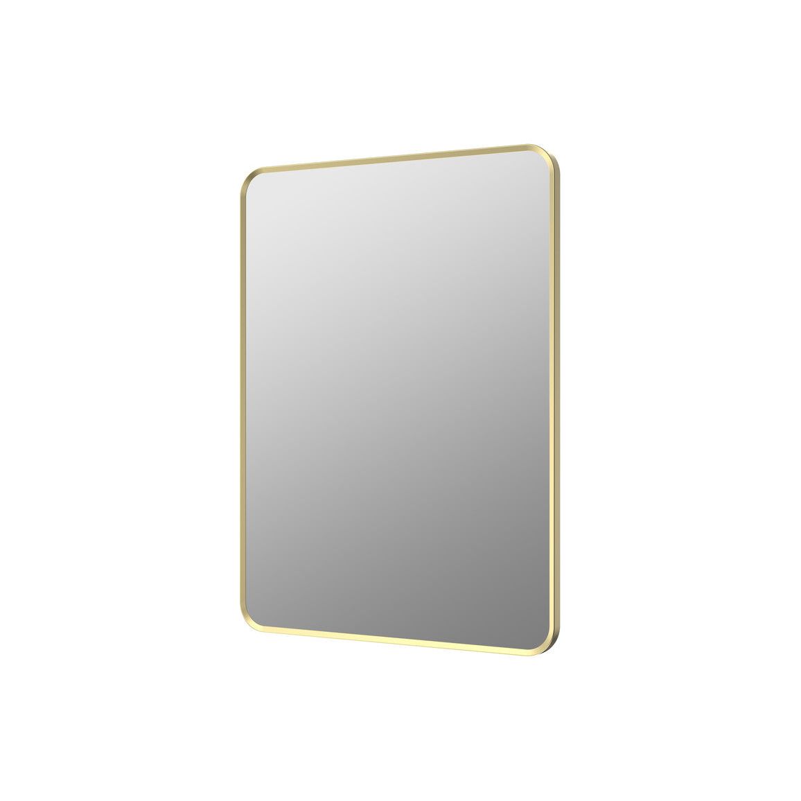 Sorrento 600x800mm Rectangle Mirror - Brushed Brass