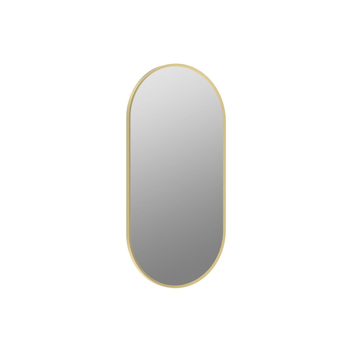 Sorrento 800x400mm Oblong Mirror - Brushed Brass