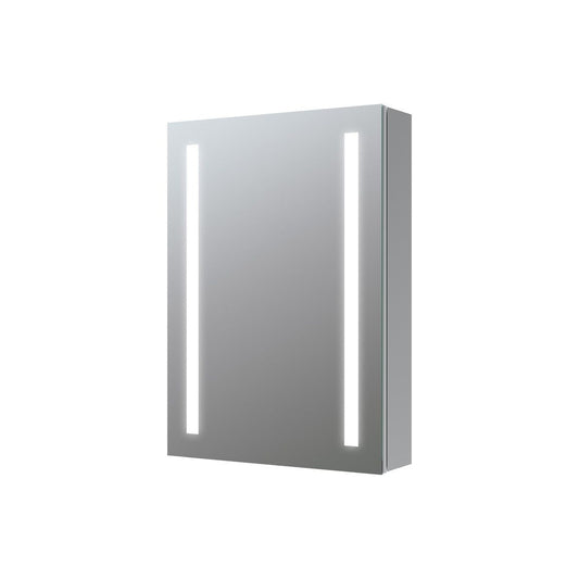 Sari 500mm 1 Door Front-Lit LED Mirror Cabinet