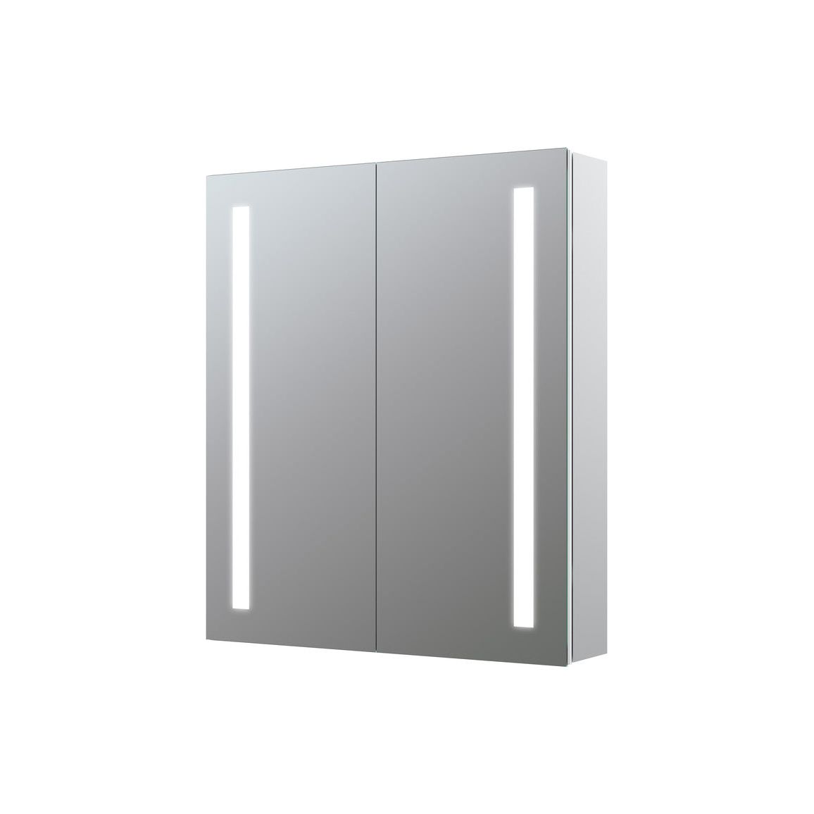 Sari 600mm 2 Door Front-Lit LED Mirror Cabinet