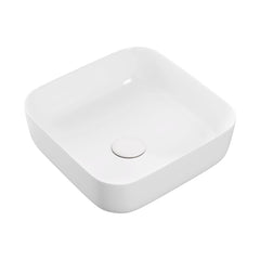 Oscar 400mm Ceramic Square Washbowl & Waste