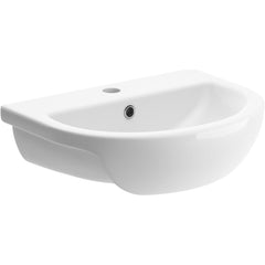 Siena 500x390mm 1TH Semi Recessed Basin