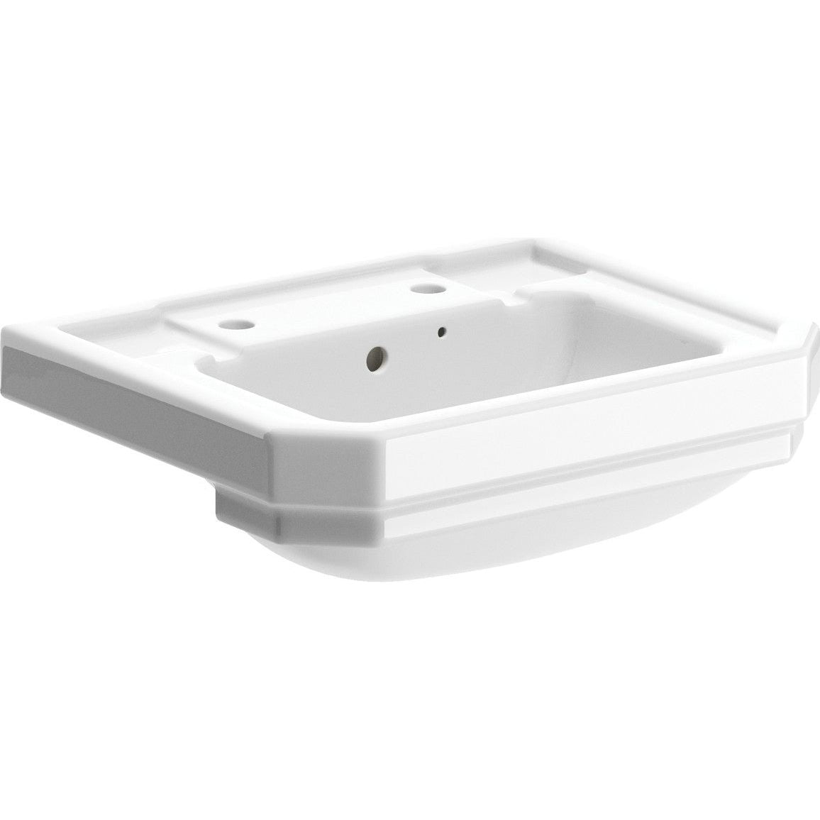 Langston 495x445mm 2TH Semi Recessed Basin