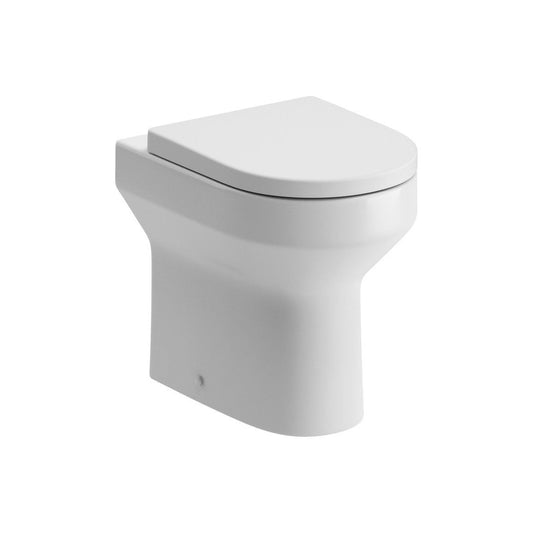 Resort Rimless Back To Wall Comfort Height WC & Soft Close Seat