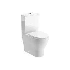 Maya Rimless Short Projection Close Coupled Fully Shrouded WC & Soft Close Seat