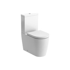 Cara Rimless Close Coupled Fully Shrouded Comfort Height WC & Soft Close Seat