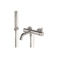 Vema Tiber Wall Mounted Bath/Shower Mixer - St/Steel