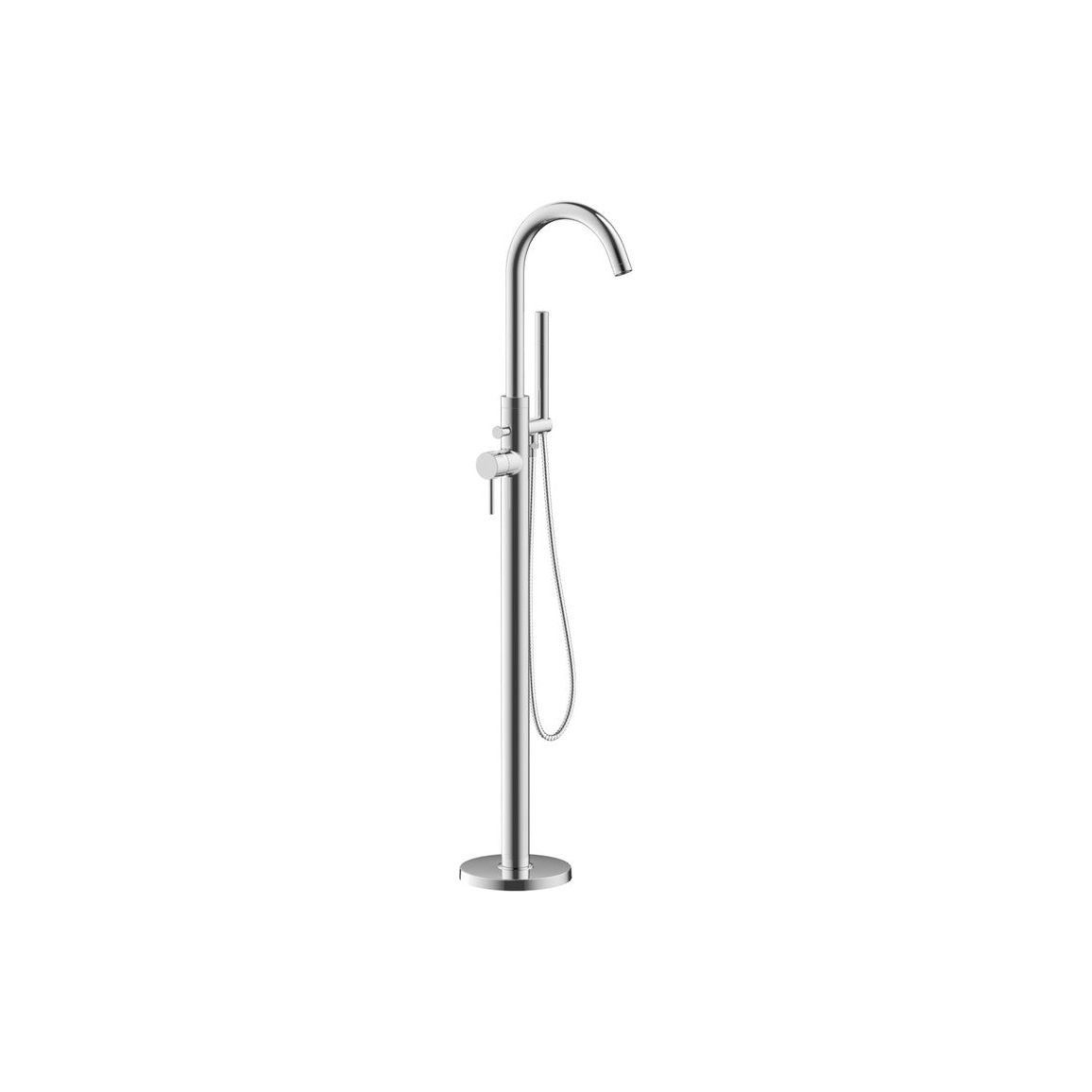 Carrington Floor Standing Bath/Shower Mixer - Chrome