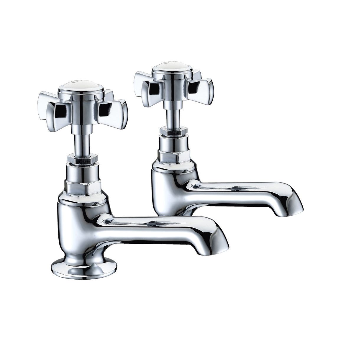 Victoria Bath Taps - Chrome