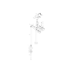 Victoria Floor Standing Bath/Shower Mixer - Chrome