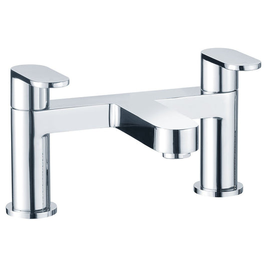 Phase Bath Filler - Chrome