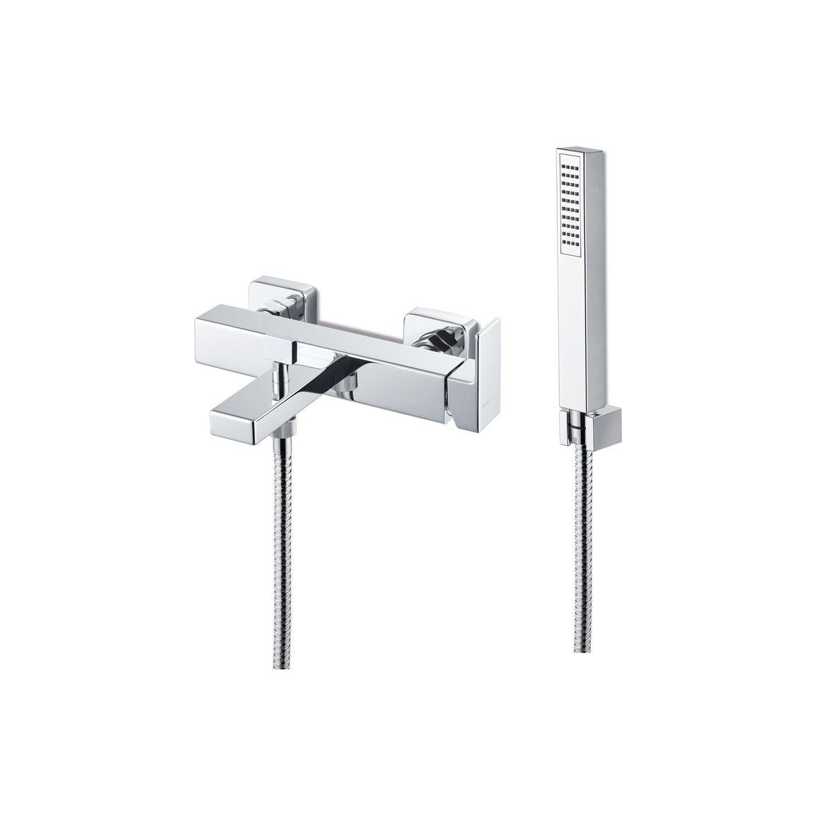 Vema Lys Wall Mounted Bath/Shower Mixer - Chrome