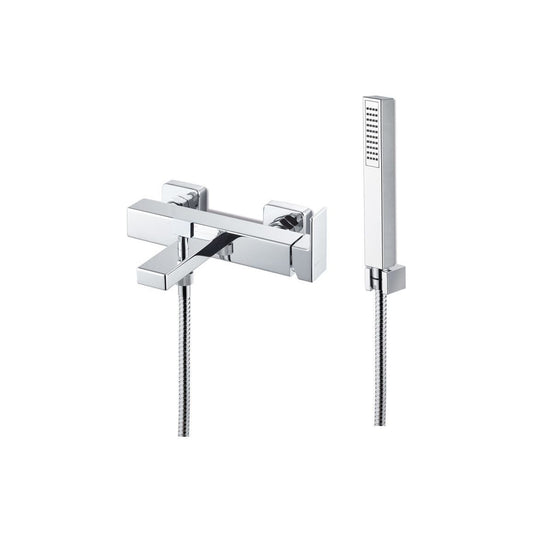 Vema Lys Wall Mounted Bath/Shower Mixer - Chrome