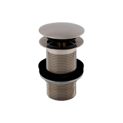 Vema Unslotted Push Button Waste