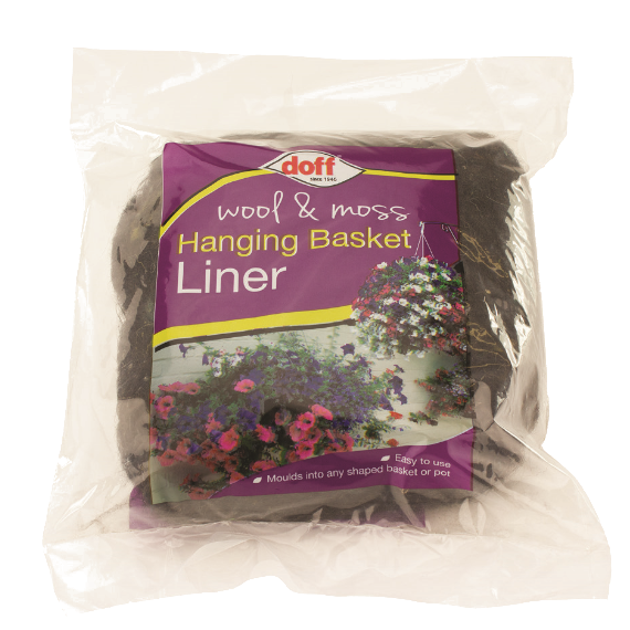 Doff Hanging Basket Liner Wool & Moss