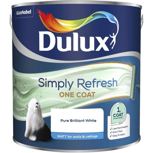 Dulux Simply Refresh One Coat - Matt - Pure Brilliant White