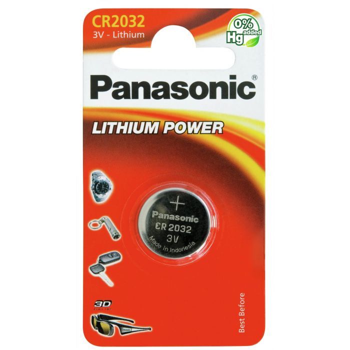 Pana Lithium Battery 1Pk   Cr2032