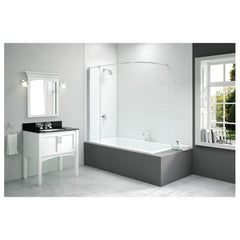 Merlyn 300x1500mm Curtain Rail Bath Screen