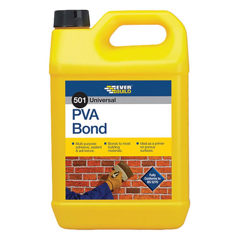 Everbuild 501 P.V.A Bond T/S, 5L