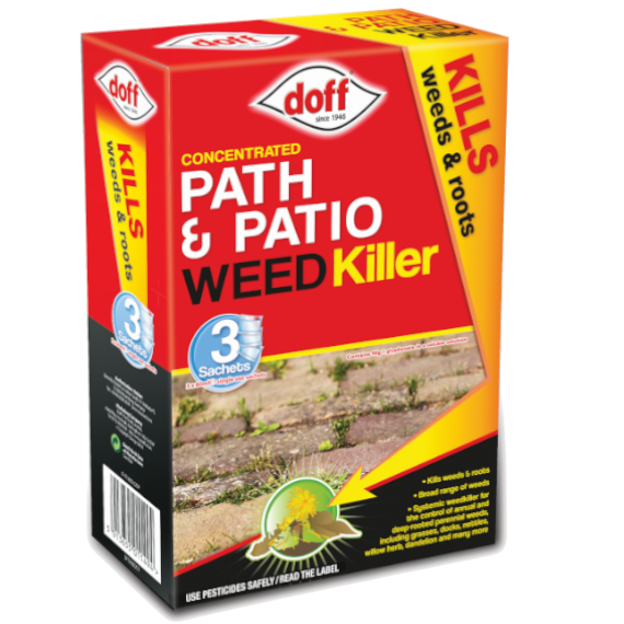 Doff Path & Patio Weedkiller 3 Sachets