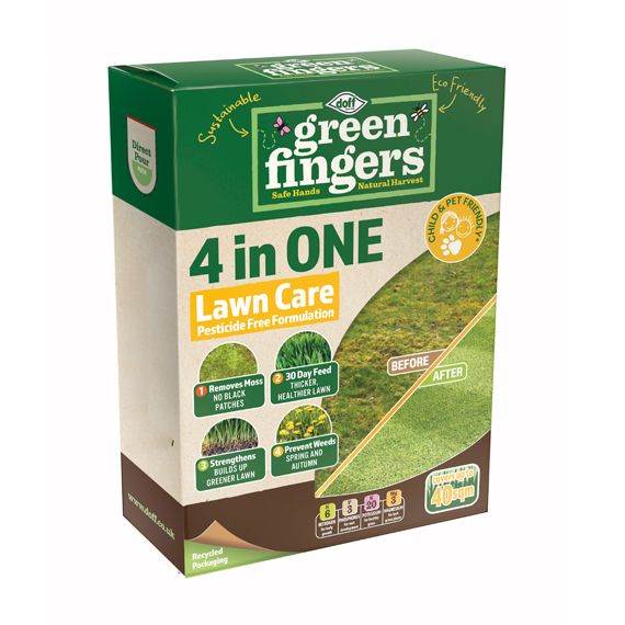 Green Fingers 4 In 1 Lawn Care 1.6kg