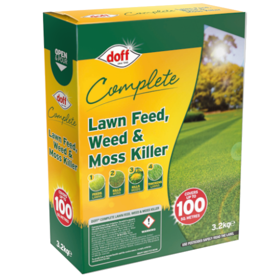 Doff 4 In 1 Complete Lawn Feed, Weed & Mosskiller