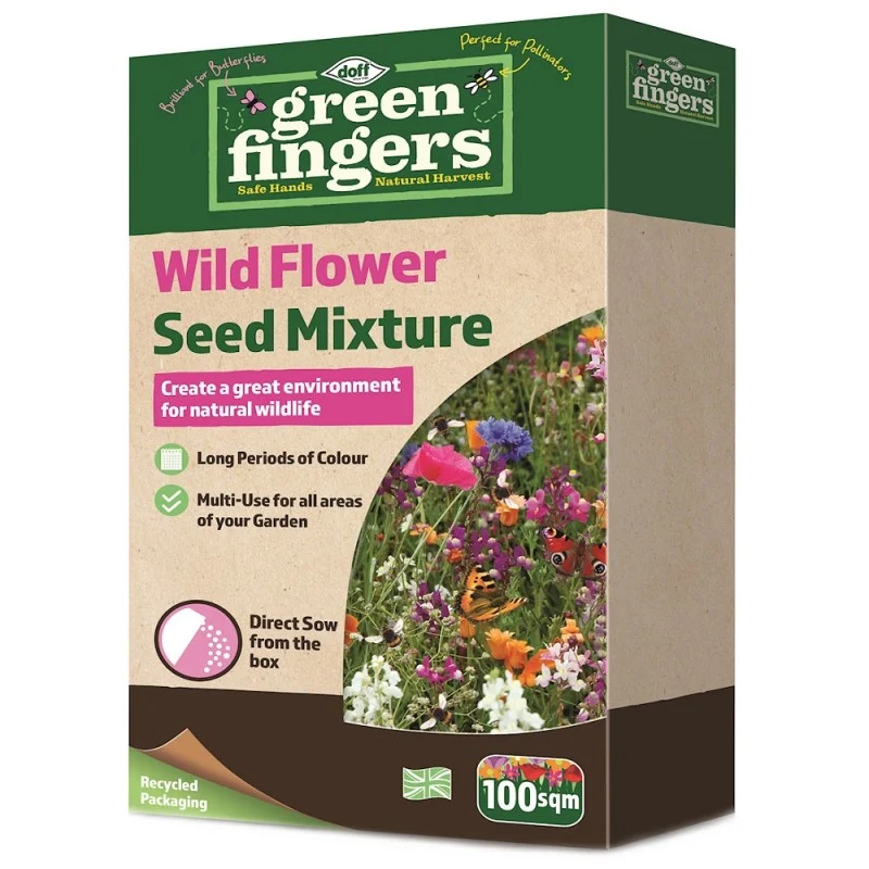 Green Fingers Wildflower Bee&Bfly Mix 1Kg