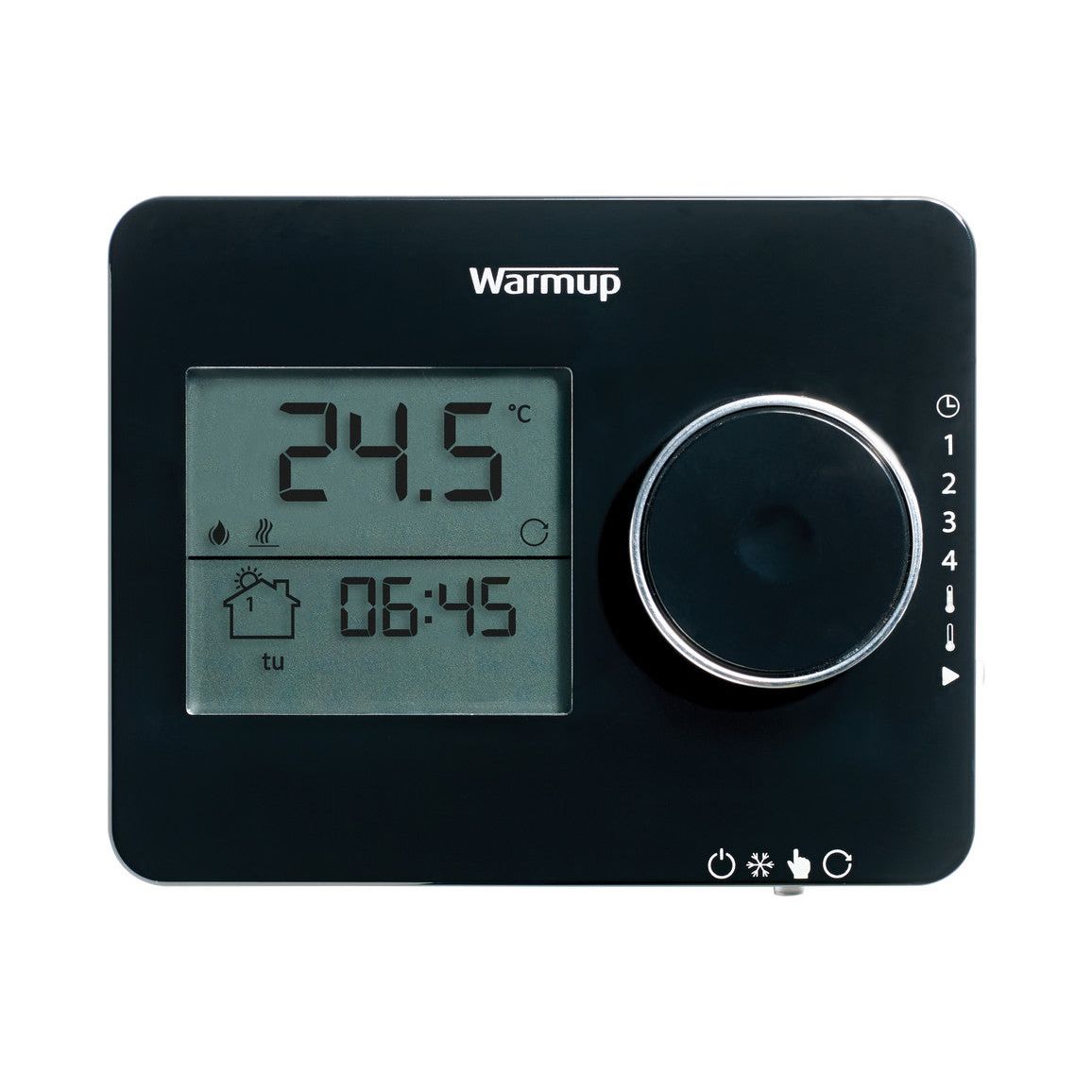 Warmup Tempo Digital Programmable Thermostat - Piano Black