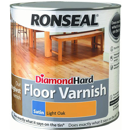 Ronseal Diamond Hard Floor Varnish - Satin