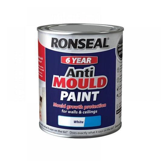 Ronseal 6 Year Anti Mould Paint - White