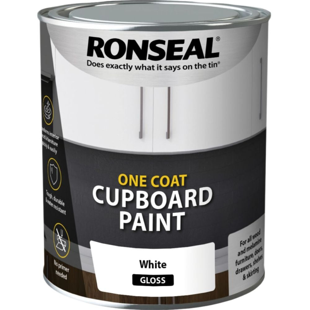 Ronseal One Coat Cupboard Paint - 750ml