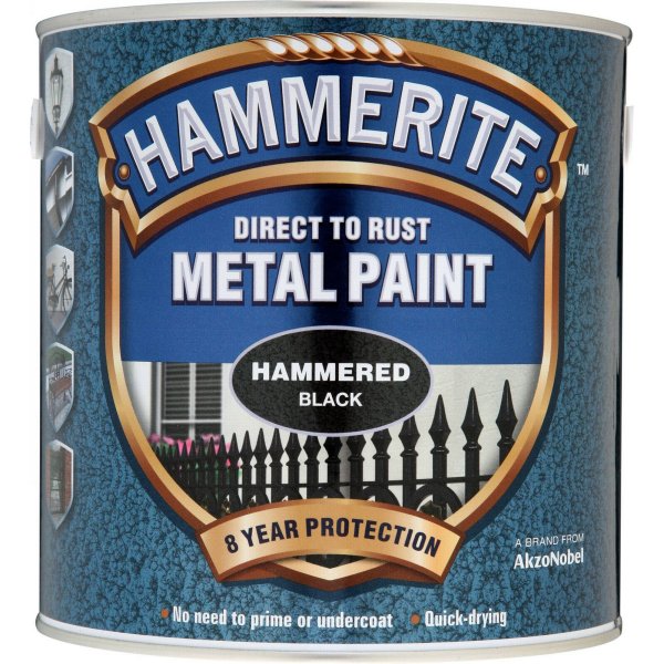 Hammerite Metal Paint - Hammered Finish