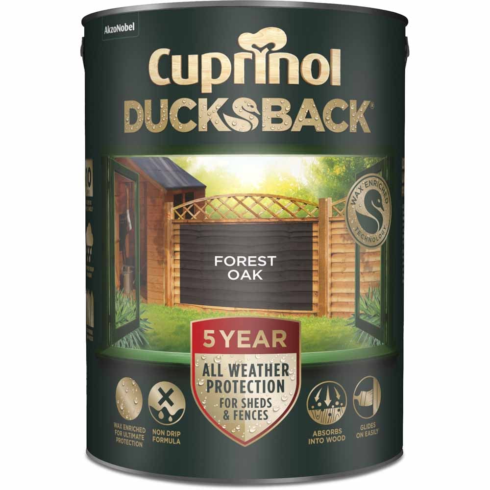 Cuprinol Ducksback 5-Year All-Weather Protection - 5L