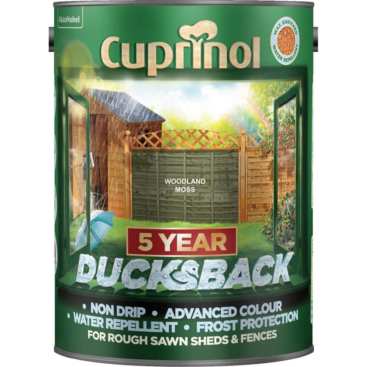 Cuprinol Ducksback 5-Year All-Weather Protection - 5L