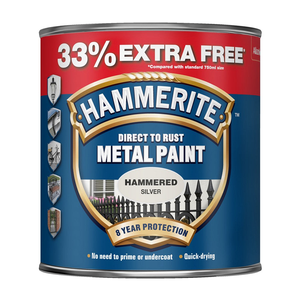 Hammerite Metal Paint - Hammered Finish