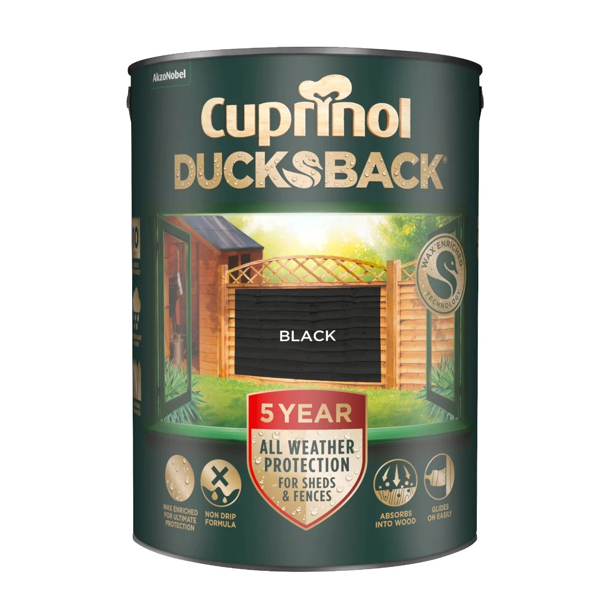 Cuprinol Ducksback 5-Year All-Weather Protection - 5L