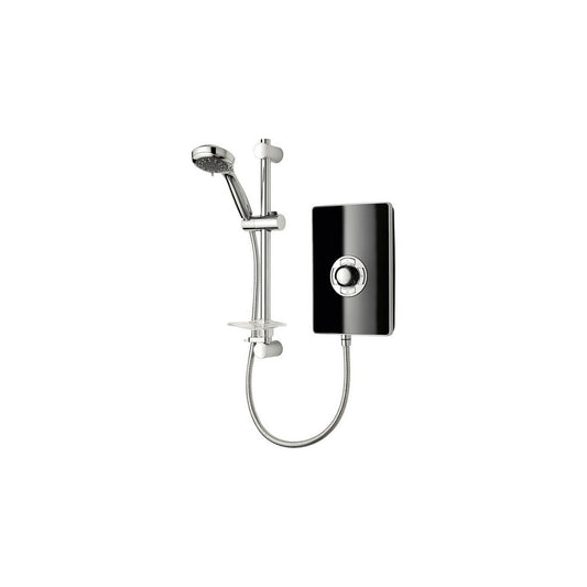 Triton Aspirante 8.5kW Contemporary Electric Shower - Black Gloss