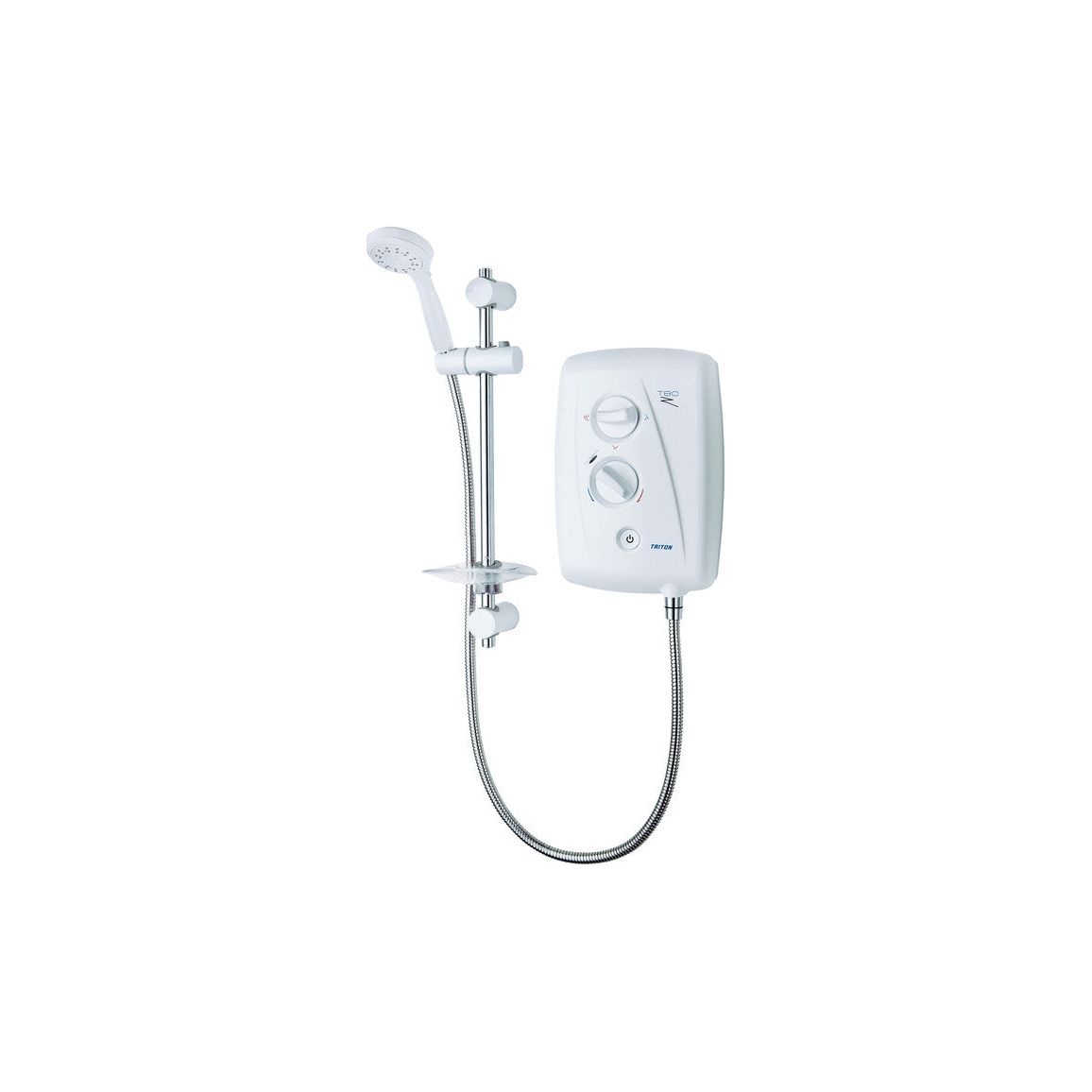 Triton T80ZFF 8.5kW Electric Shower - White/Chrome