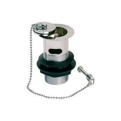 Slotted Basin Plug & Chain Waste - Chrome