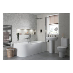 Siena 450x400mm 1TH Basin & Semi Pedestal