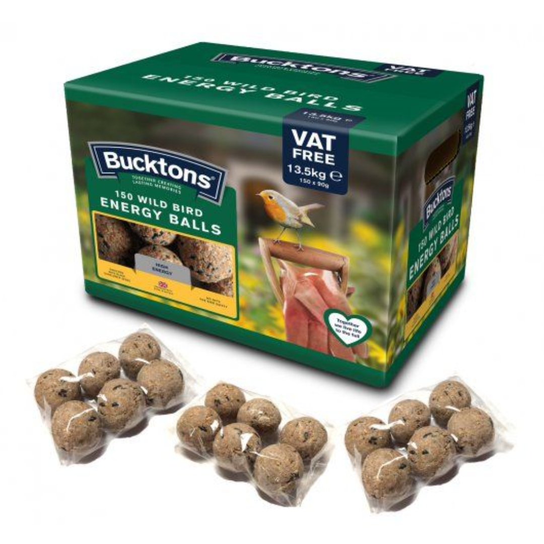 Bucktons Fat Energy Suet Balls - Pack of 150