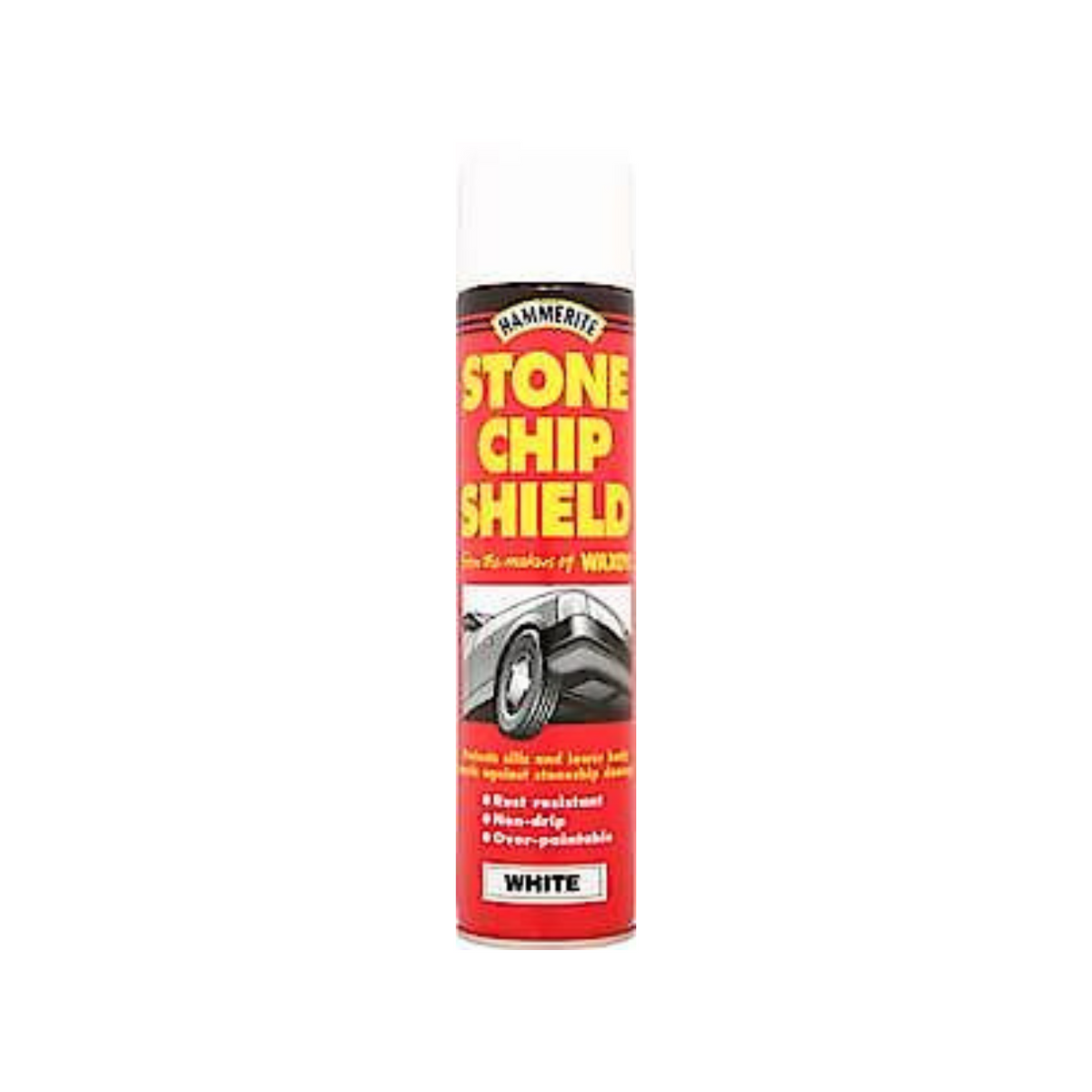 Hammerite Stonechip Shield White Aerosol 400ml