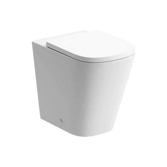 Florence Rimless Back To Wall Comfort Height WC & Soft Close Seat